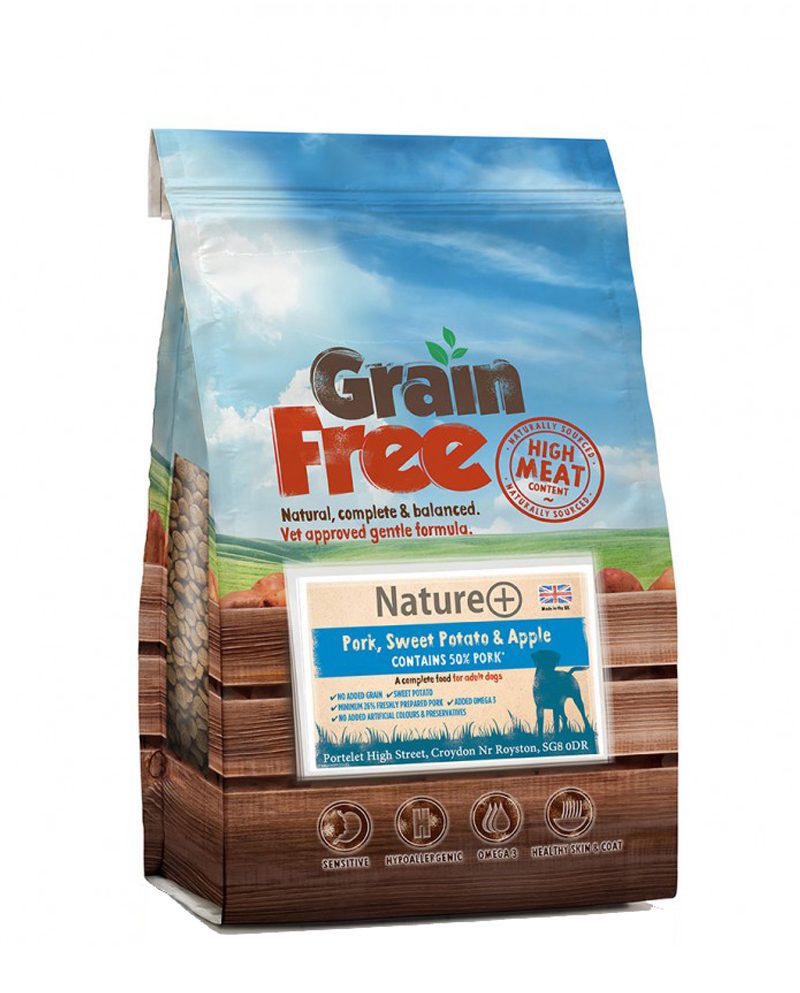 grain free dog food pork