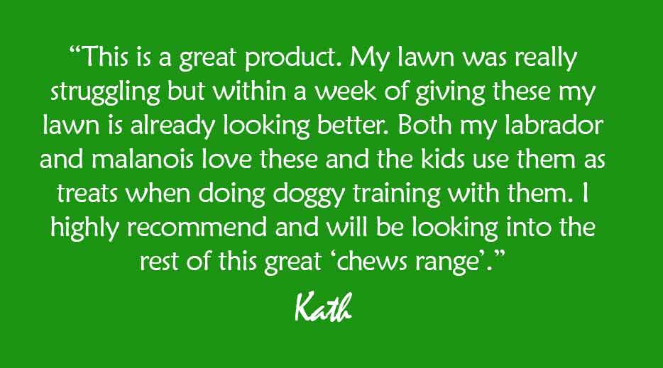 grass saver chews